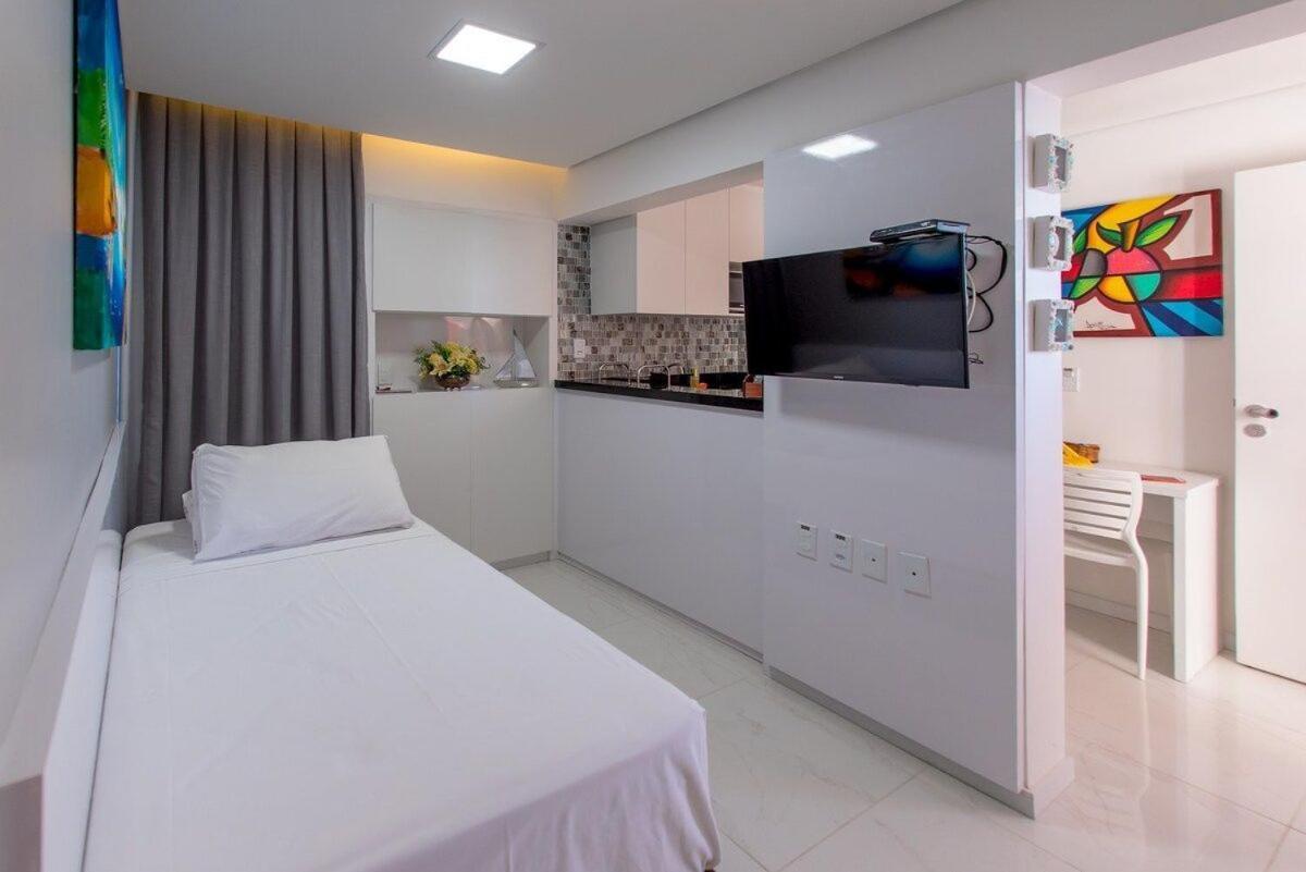 507 Lindo Flat Mobiliado Na De Iracema Apartamento *