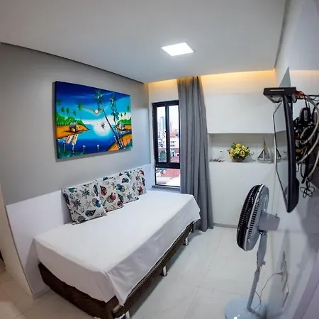 507 Lindo Flat Mobiliado Na De Iracema *